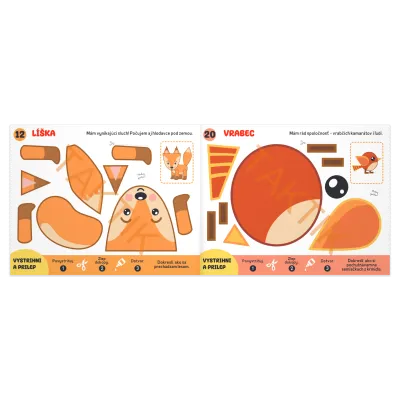 Vystrihovačky junior - Zvieratká