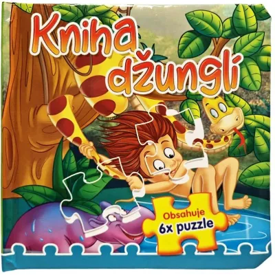 Kniha džungle 6x puzzle