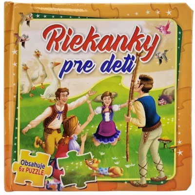 Kniha so šiestimi puzzle Riekanky pre deti