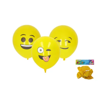 Balóny 30cm/5ks Smajlík