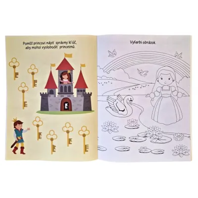 Aktivity s princeznami a nálepky
