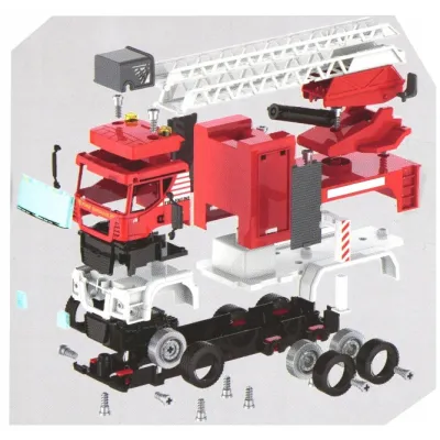Auto hasičské šrobovacie 95 dielikov