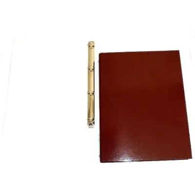 Karisblok A5  4 kr. lamino bordový