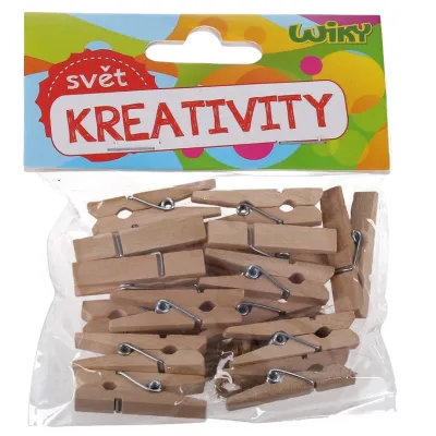 Štipce drevené 2,5cm 25ks