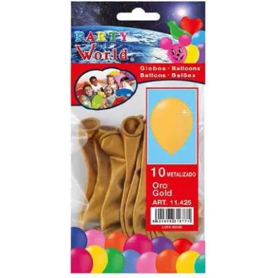 Balóny zlaté 10ks