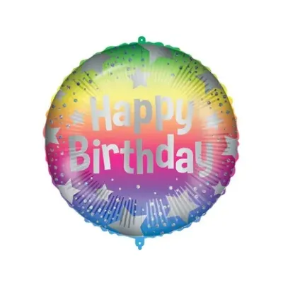 Fóliový balón Happy Birthday 46 cm