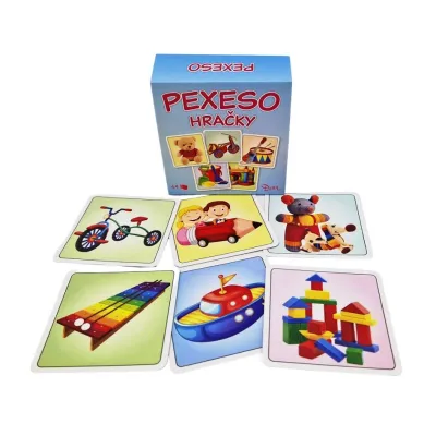 Pexeso hračky v krabičke 32 dvojíc