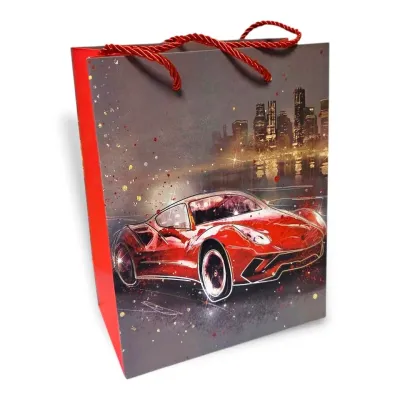 Darčeková taška chlapčenská 18x8x23cm