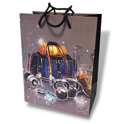 Darčeková taška chlapčenská 18x8x23cm