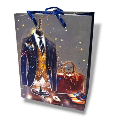 Darčeková taška chlapčenská 18x8x23cm