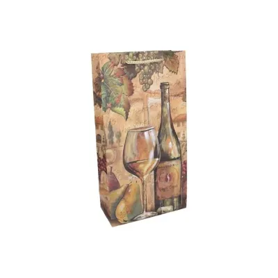 Darčeková taška na 2fľaše 18x9x35cm