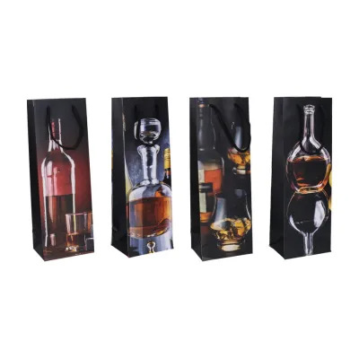 Darčeková taška na fľašu 36x12x9cm