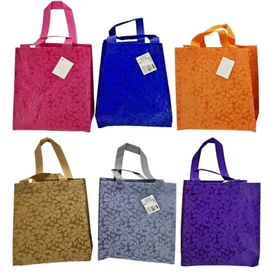 Darčeková taška netkaná textília 23cm - modrá