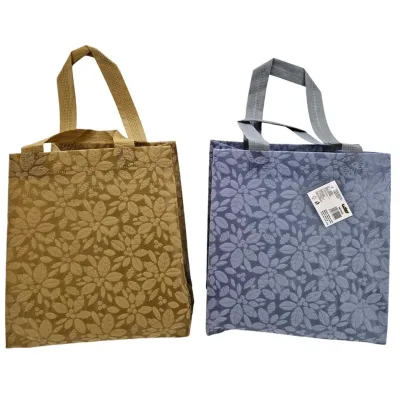 Darčeková taška netkaná textília 23cm - modrá