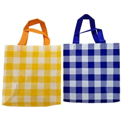 Darčeková taška netkaná textília 24cm - žltá