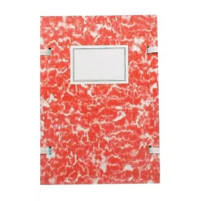 Dosky spisové A4 poťahované mramor červené