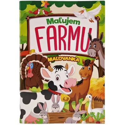 Maľujem Farmu omaľovánka