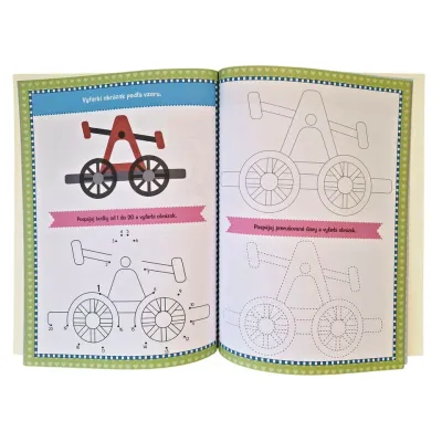 Pospájaj vozidlá a vyfarbi - aktivity