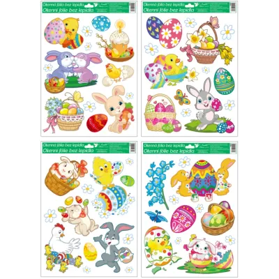 Okenná fólia veľkonočná 30x42cm