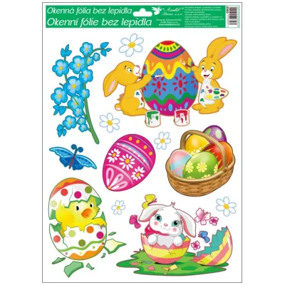 Okenná fólia veľkonočná 30x42cm