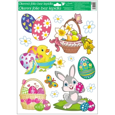Okenná fólia veľkonočná 30x42cm