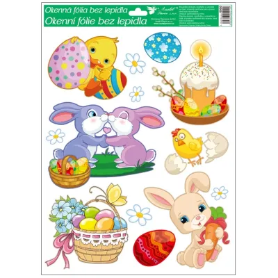 Okenná fólia veľkonočná 30x42cm