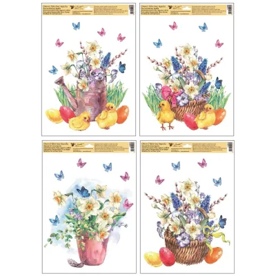 Veľkonočná fólia na okno 4druhy