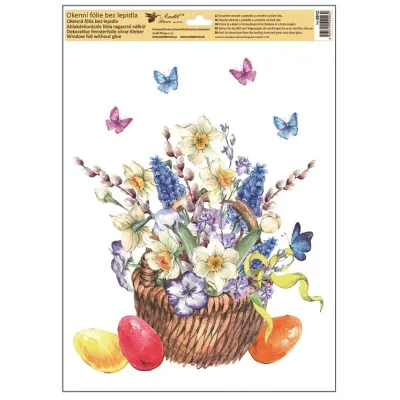 Veľkonočná fólia na okno 4druhy