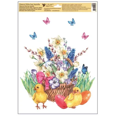 Veľkonočná fólia na okno 4druhy