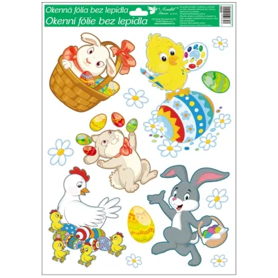 Okenná fólia veľkonočná 30x42cm