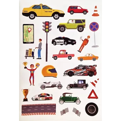 Autók az úton 120+matrica (Maďarská verzia)