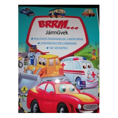 Brrm...Járművek matricákkal (Maďarská verzia)