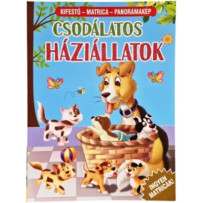 Csodálatos háziállatok munkafüzet (Maďarská verzia)