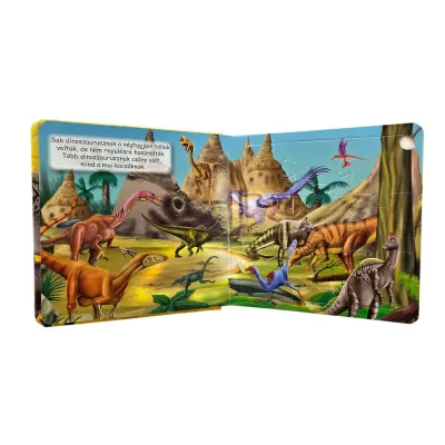 Dinók nyomában könyv+6puzzle  (Maďarská verzia)