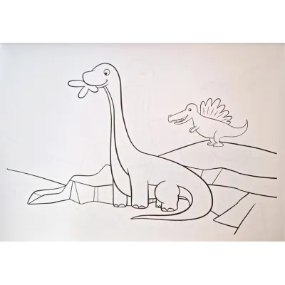 Egészítsd ki a dinókat matricákkal (Maďarská verzia)