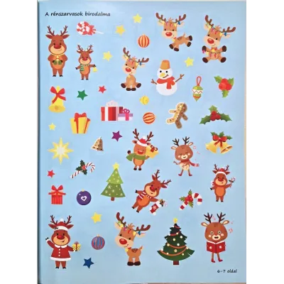 Karácsonyi matricás füzetem (Maďarská verzia))