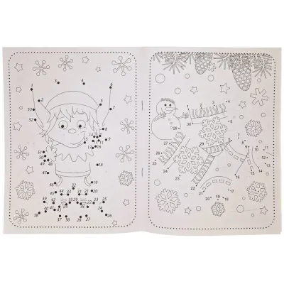 Karácsonyi pontösszekötő gyerekeknek (Maďarská verzia)