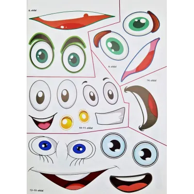 Kedves arcok autók munkafüzet ( Maďarská verzia )