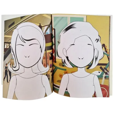 Kedves arcok csajok matricákkal ( Maďarská verzia )