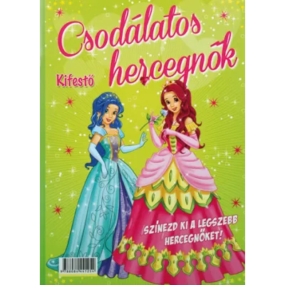 Kifestő+munkafüzet+ceruzák Hercegnők (Maďarská verzia)