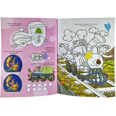 Közlekedési eszközök 101feladat+matricák (Maďarská verzia)