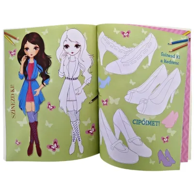 Legyünk divatosak+250 matrica ( Maďarská verzia )