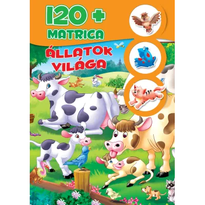 Állatok világa+120matrica (MAĎARSKÁ VERZIA )