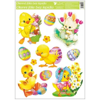 Okenná fólia veľkonočná 30x42 cm