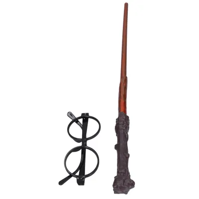 Magická palička s okuliarmi v štýle Harryho Pottera