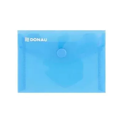 Obal PP zapínací A7  priehľadný modrý