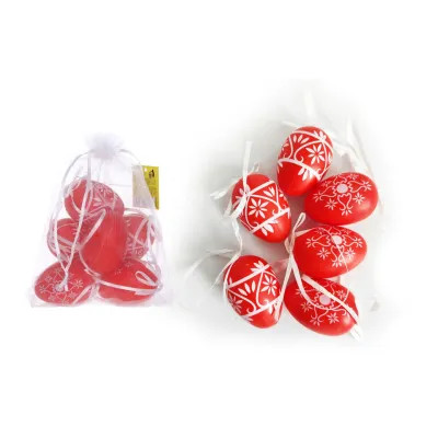 Veľkonočné vajíčka plastové 6cm/6ks