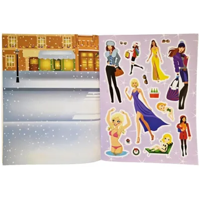 Vytvor si svoju vlastnú módu +120nálepiek