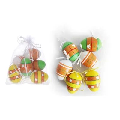 Veľkonočné vajíčka plastové 6cm/6ks