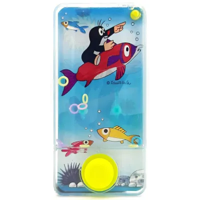 Vodná hra krtko s mobilom 14x7cm